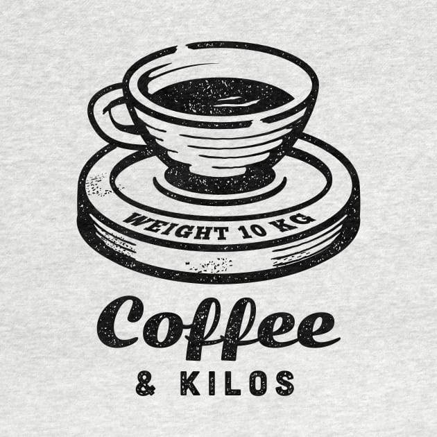 Coffee & Kilos - Coffee Lover Gym Lover by propellerhead